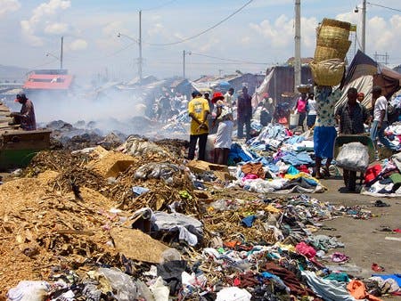 in Haiti or actually in Haiti or actually