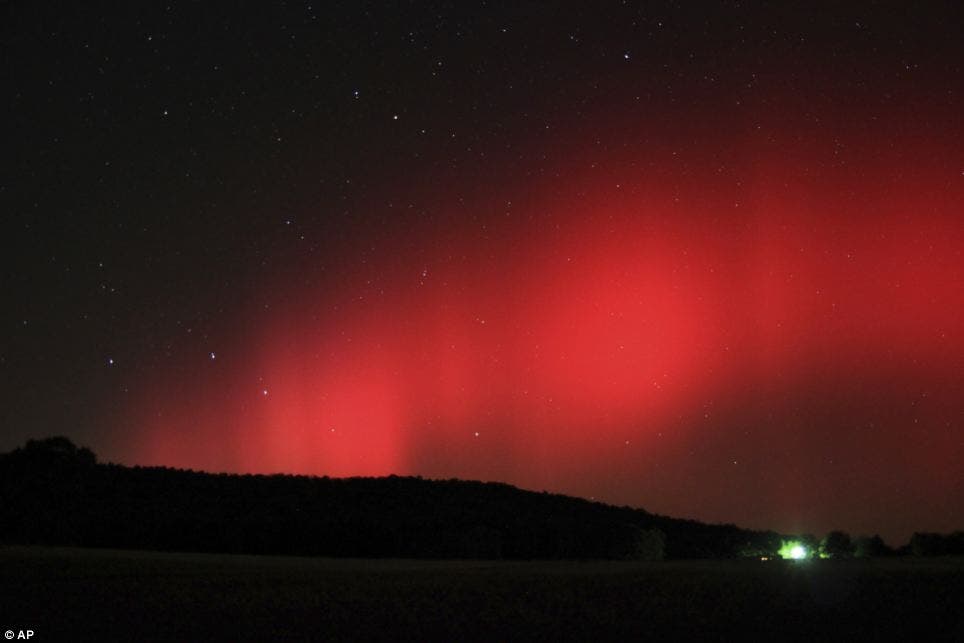 Ozark, Arkansas Nothern Lights. (c) Brian Emfinger