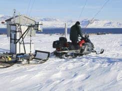 An international research team is exploring the Arctic in search of soot. Carbon deposited there as a result of activities elsewhere can have a long-term impact on climate.  (Associated Press)
