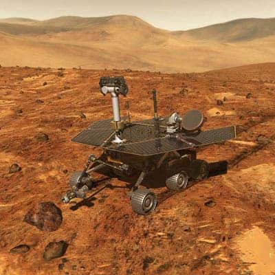 The Mars Spirit Rover. (c) NASA