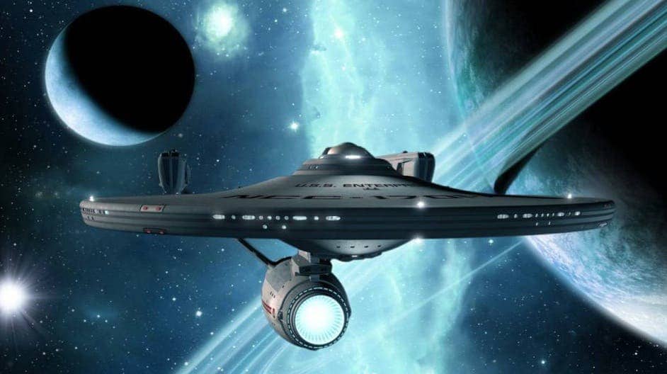 Some day, in the next 100 years, Star Trek's Enterprise might pass to the realm of reality. 