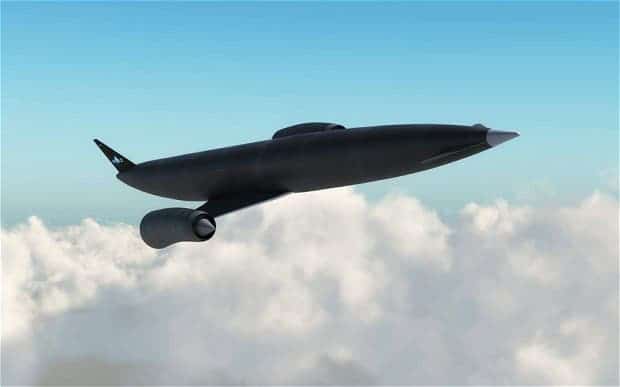 skylon-sabre-aircraft-concept Artist impression of Skylon, the aircraft set to be fitted with the breakthrough SABRE jet-rocket engine. (c) Reaction Engines