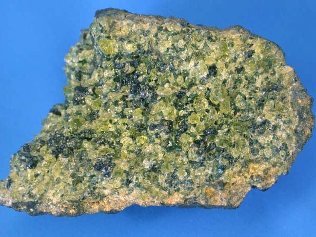 A surfaced volcanic rock - peridotite