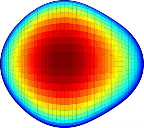 An international team of researchers has found direct evidence of pear-shaped nuclei in atoms. (c) Liam Gaffney and Peter Butler, University of Liverpool)