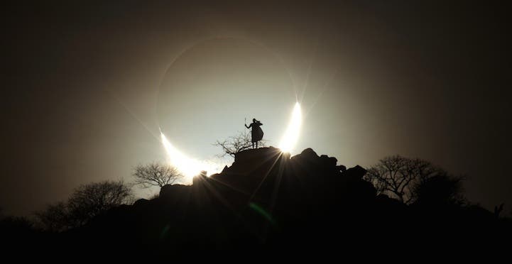 Hybrid Solar Eclipse 2 by Eugen Kamenew (Germany)