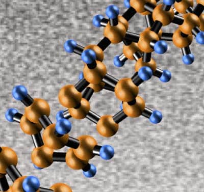 Close-up of the diamond nanothread structure. Image: Penn State University
