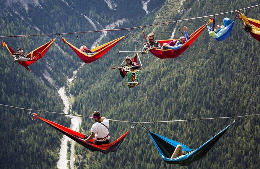 mountain slackline festival