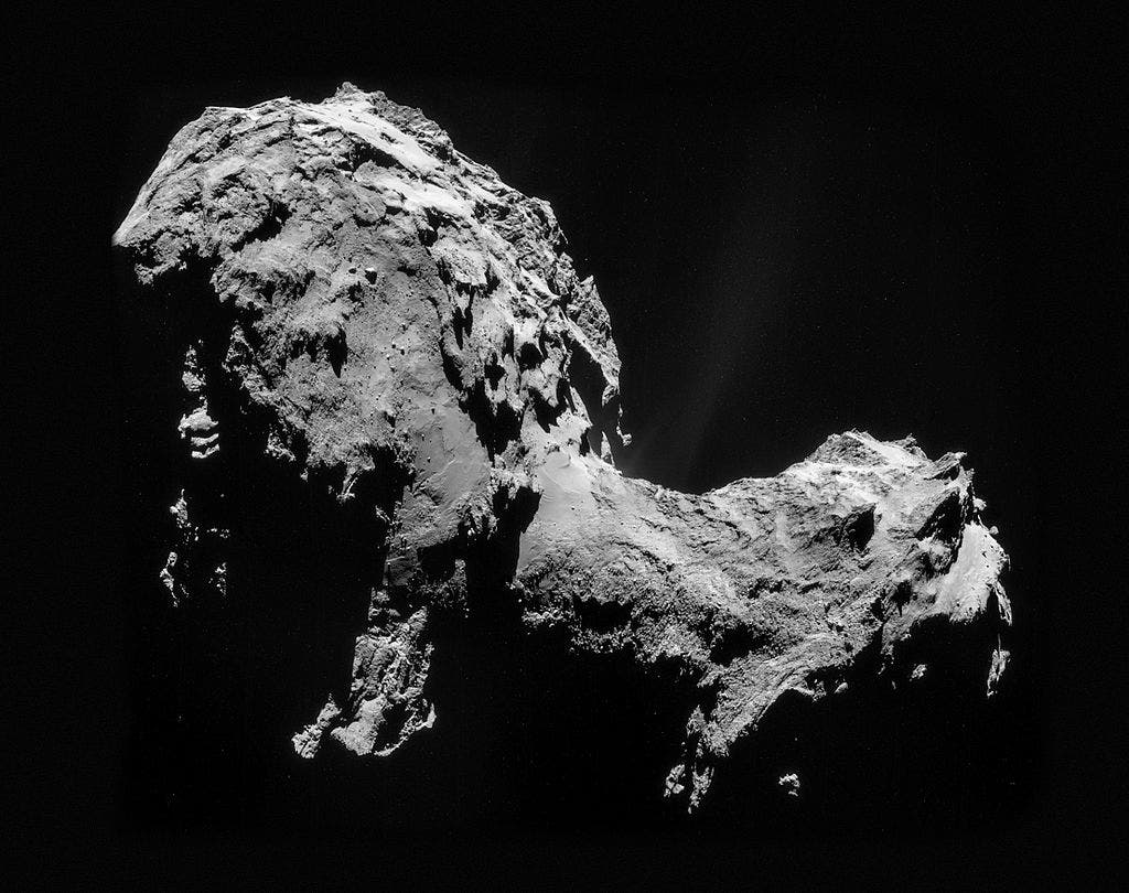 Rosetta probe comet.