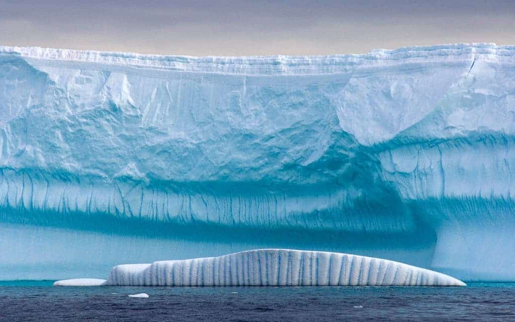 Antarctic ice sheet. Amazing photo shot by  STEVEN KAZLOWSKI/ GETTY IMAGES