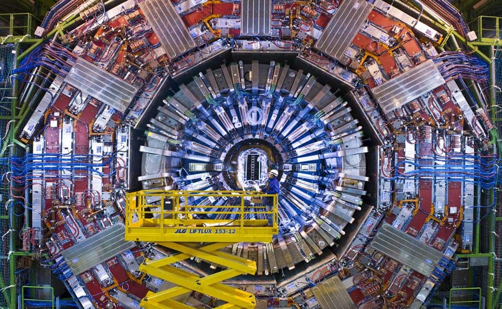View of the CMS detector at the end of 2007. (Maximilien Brice, © CERN)