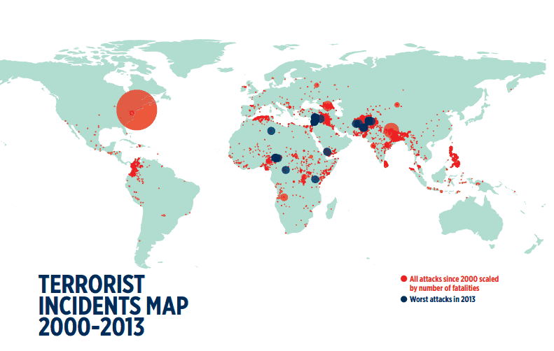 Image: Global Terrorism Index 2014