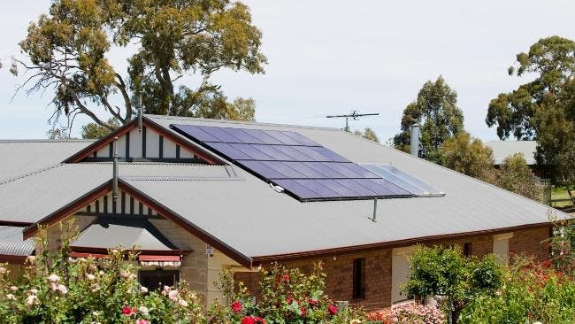 A typical Australian home powered by rooftop solar panels. Image: AdelaideNow