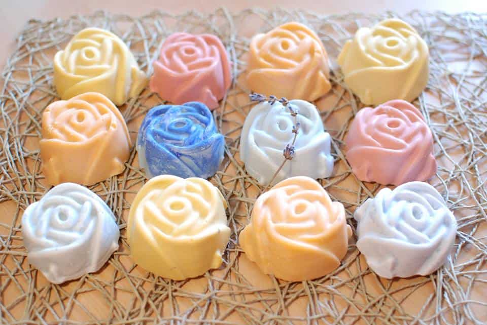 You can make soaps into any shape and color you want!
