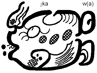 The Mayan glyph for cacao.