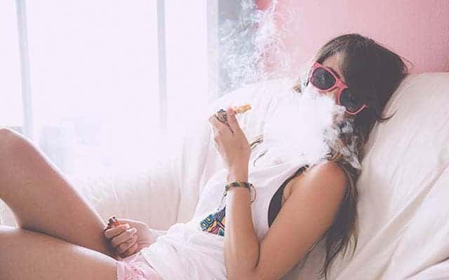 smoking weed