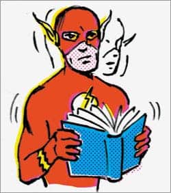 Expert speed readers claim they can read 2,000 word per minute, but that has to come at a huge loss of comprehension for a novel text, researchers say.