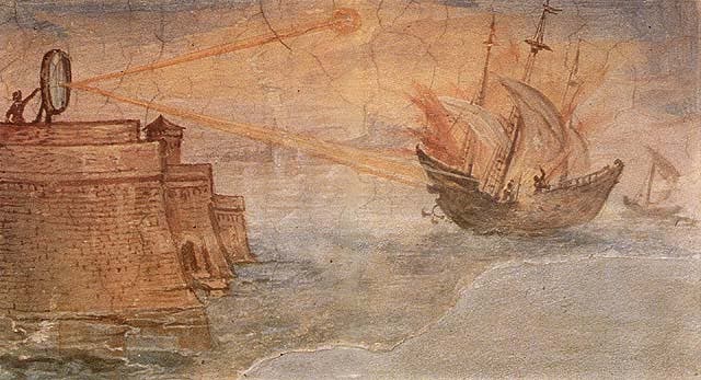 Wall painting from the Stanzino delle Matematiche in the Galleria degli Uffizi (Florence, Italy). Painted by Giulio Parigi (1571-1635) in the years 1599-1600.