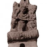 A model of Archimedes' screw, probably of the late Ptolemaic period, has been found in Lower Egypt. It consists of a terra-cotta cylinder with a screw inside it, 10 inches long and 4-1/2 inches in diameter. Credit: The New York Times, June 18, 1898