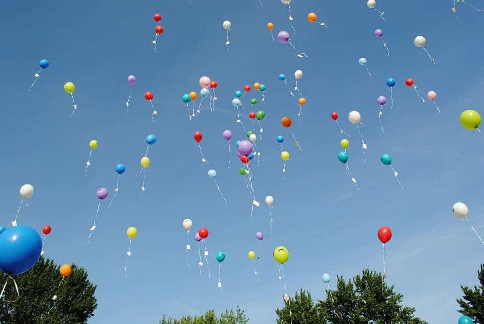 Helium baloons