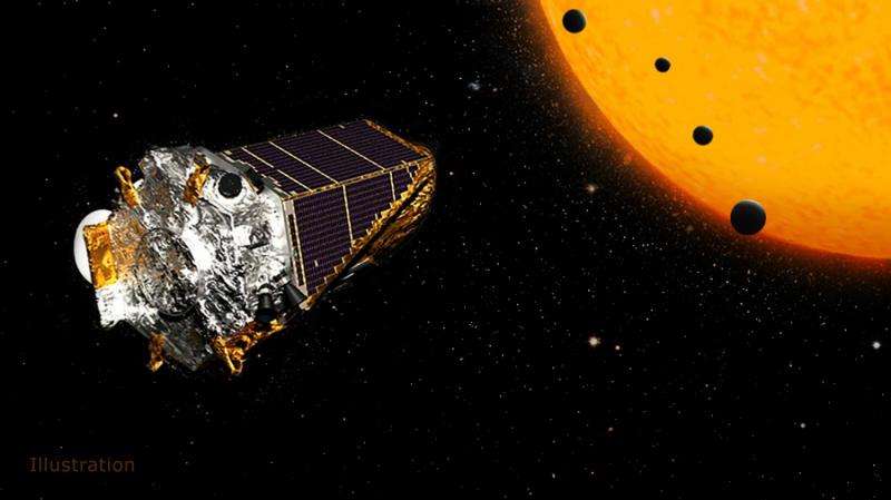 An illustration of NASA's Kepler Space Telescope during the K2 mission. Credit: NASA/JPL-Caltech