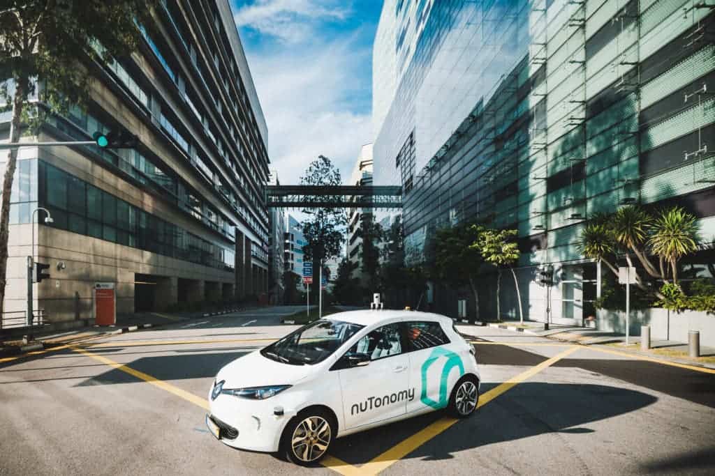 The first ever autonomous taxis will be available in Singapore. Image credits nuTonomy.