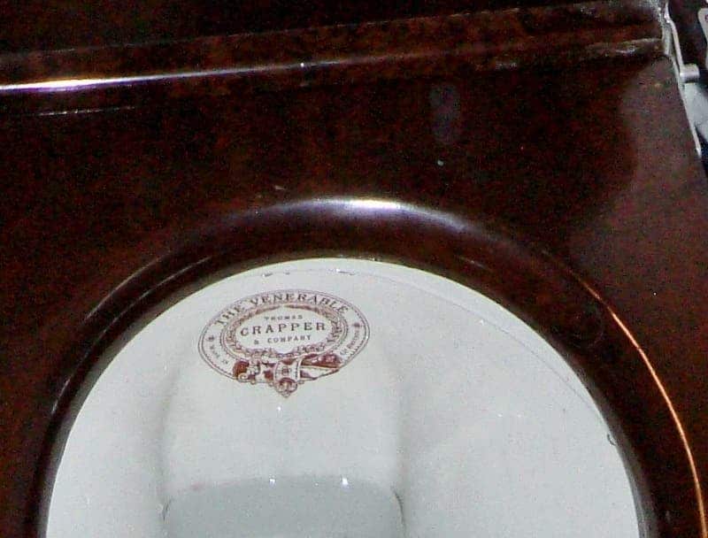 Genuine Crapper Toilet: “Crapper’s Valveless Waste Preventer No. 814.” Credit: Sat Nav and Cider. 