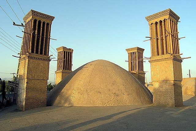 Persian wind catchers are still employed to this day. Credit: Flickr User Pilar Torres.