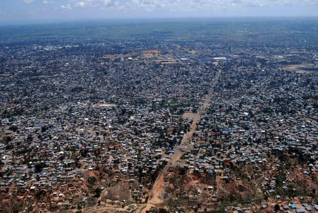 Aerial view of Dar es Salaam. Image credits: BBM Explorer