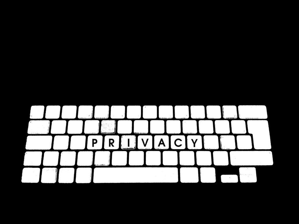 Privacy keyboard.