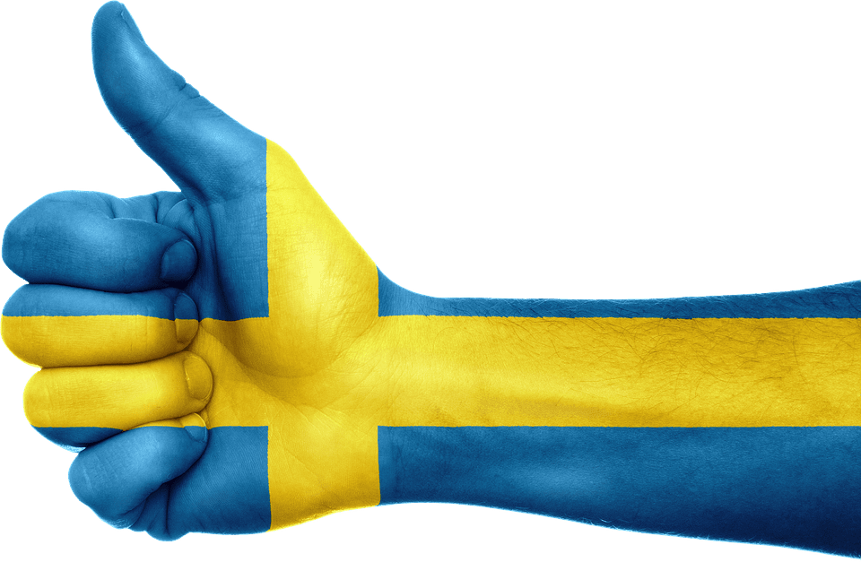 sweden thumbs up