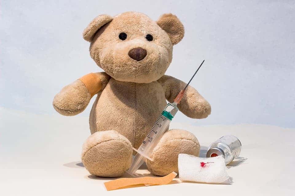 Teddy bear vaccine.