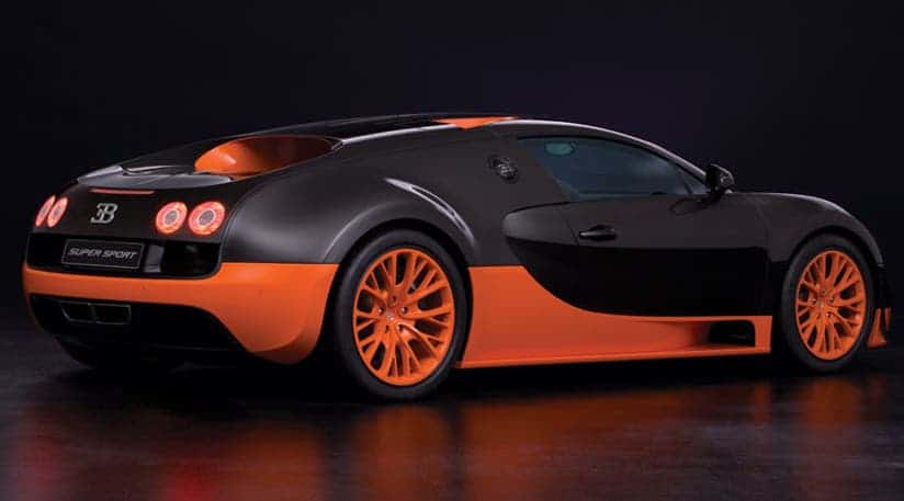 The Bugatti Veyron Supersport.