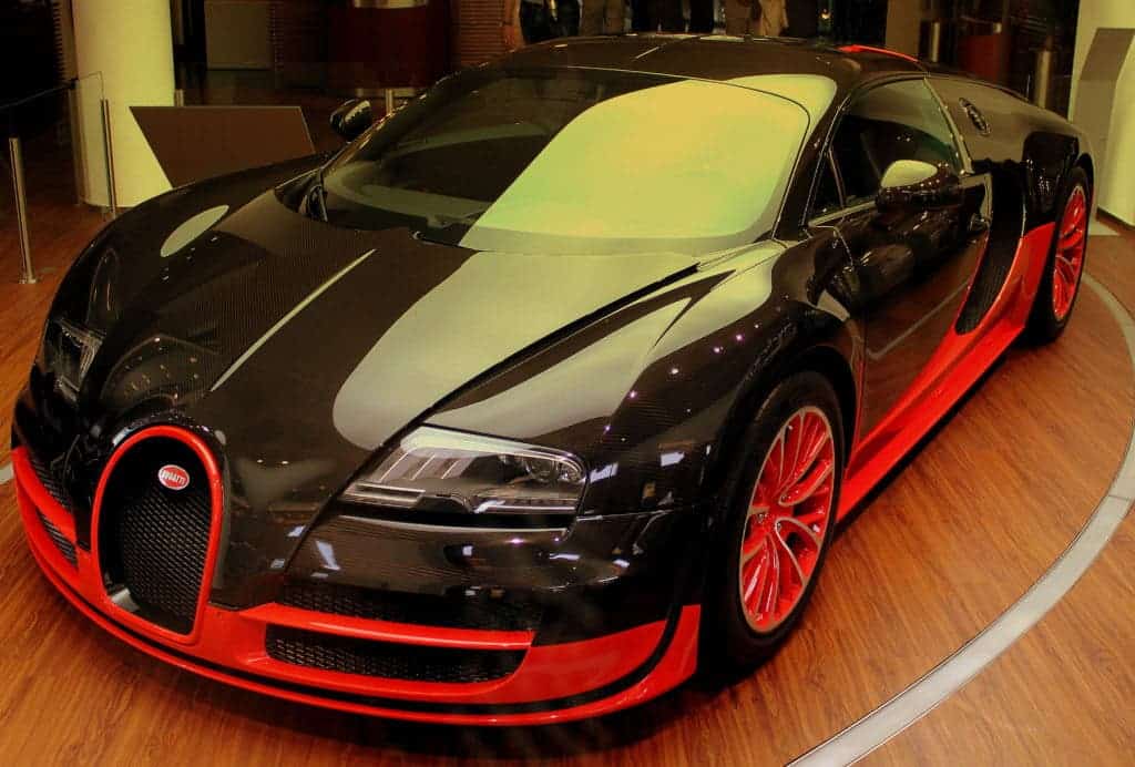 The Bugatti Veyron Supersport.