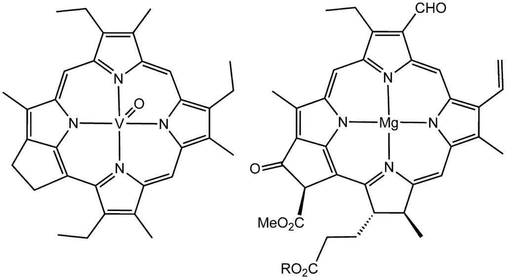 Chlorophyll V-porphyrin.