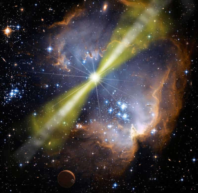 GRB080319B gamma burst.