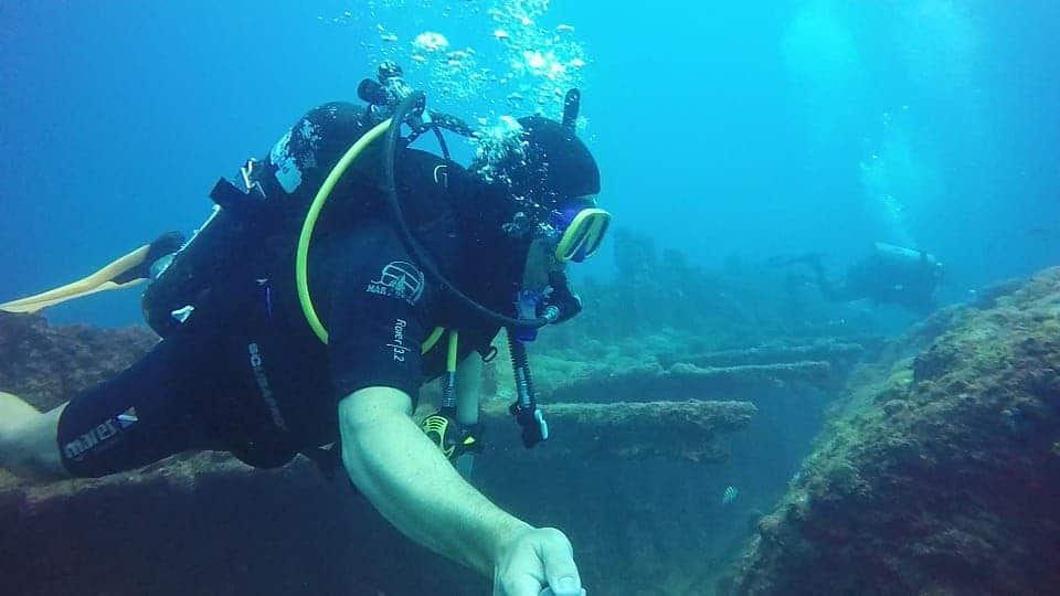 Diver Shipwreck.