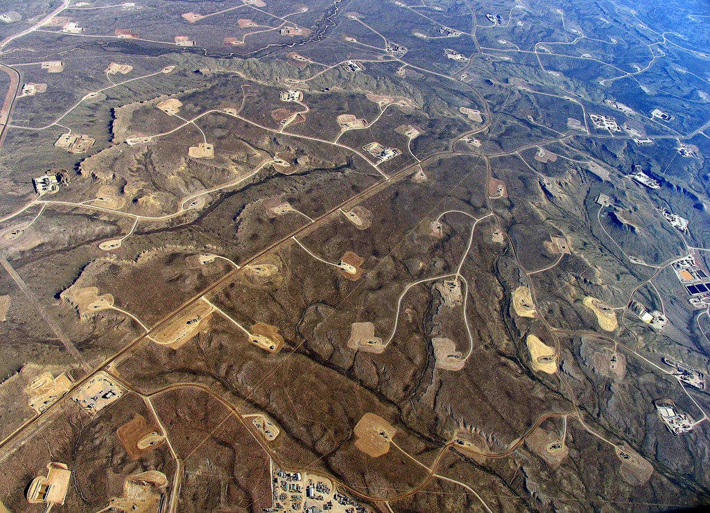 Heavy fracking.