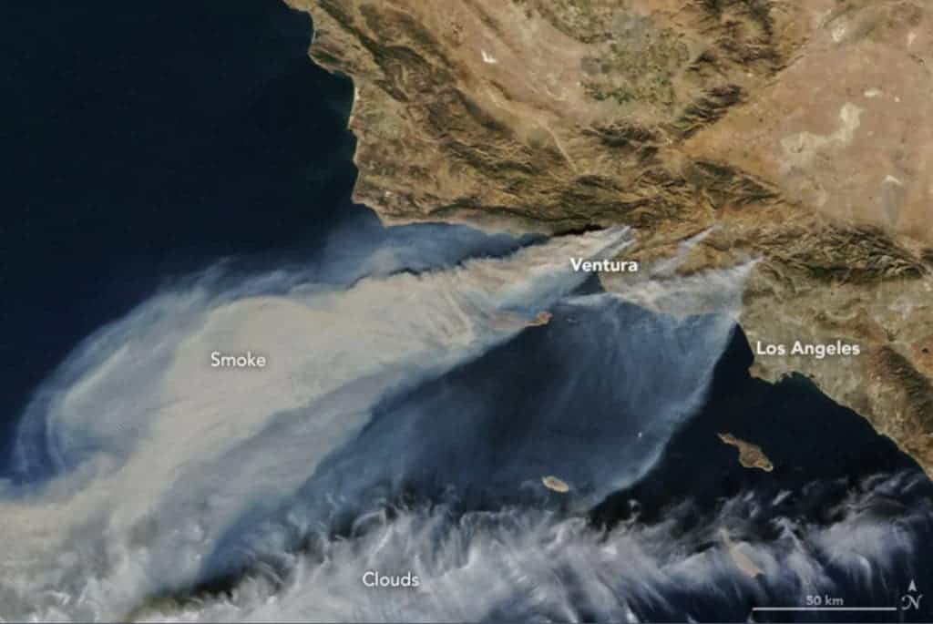 Wildfires Cali NASA.