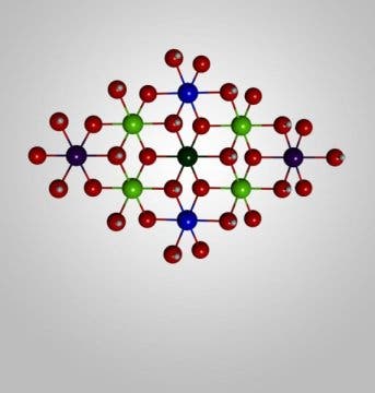 Catalyst model chemical structure.