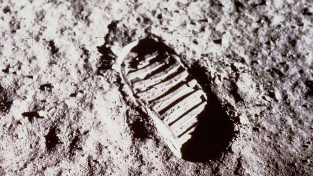 Moon footprint.