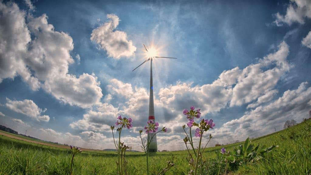 Wind turbine.
