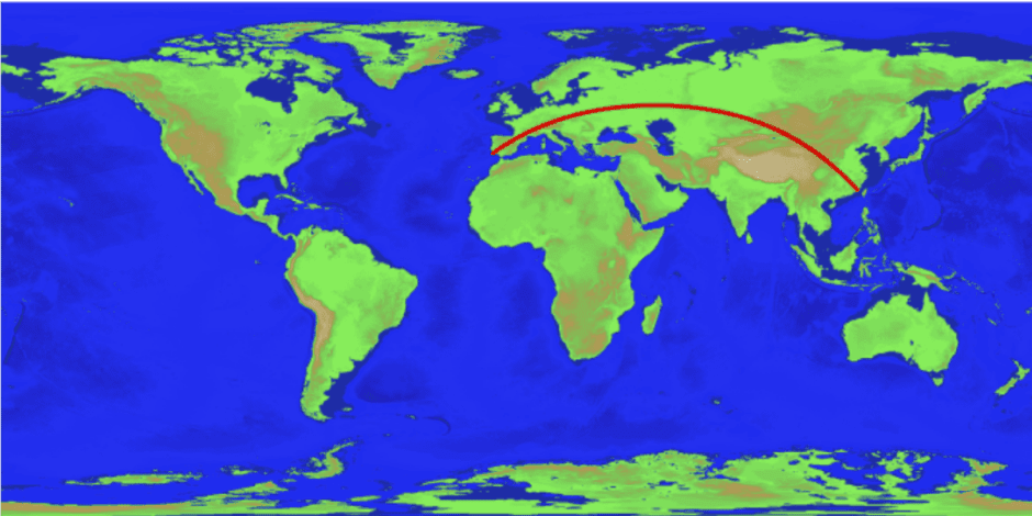 Longest Driveable Straight Line Path on Earth.
