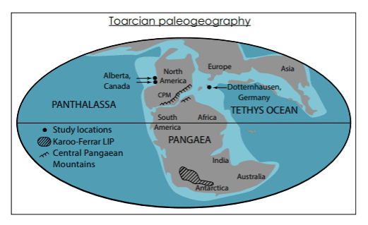 Toarcian paleogeo.
