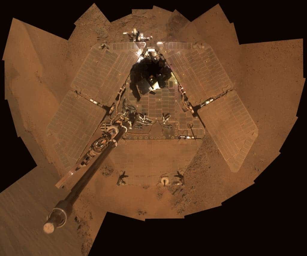 Opportunity dusty.