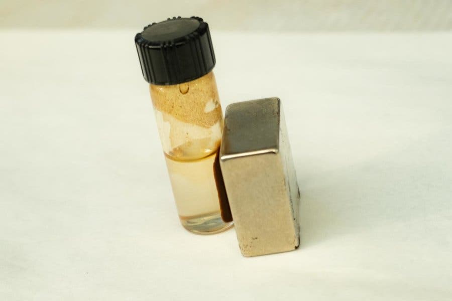 Test tube oils.