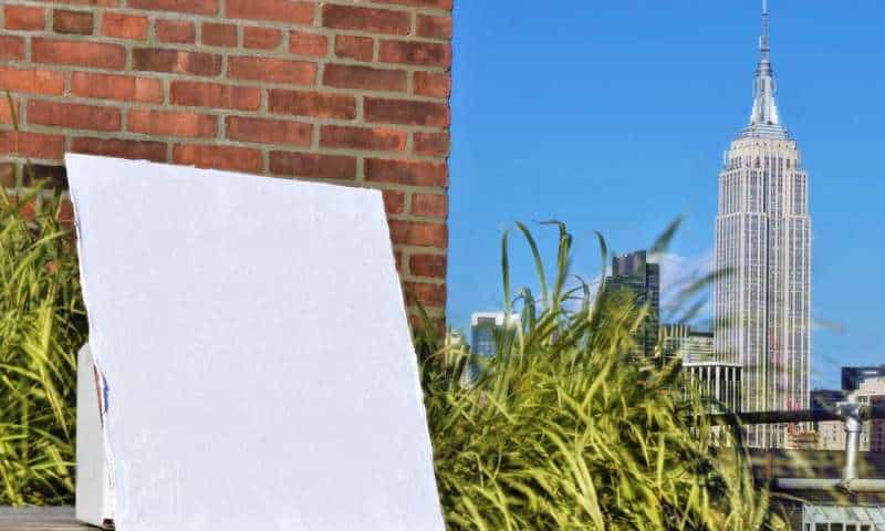 The porous polymer coating reflects sunlight and emits heat to passively cool off buildings. Credit: Jyotirmoy Mandal/Columbia Engineering.