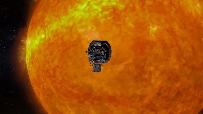 Illustration of NASA"s Parker Solar Probe. Credit: NASA.
