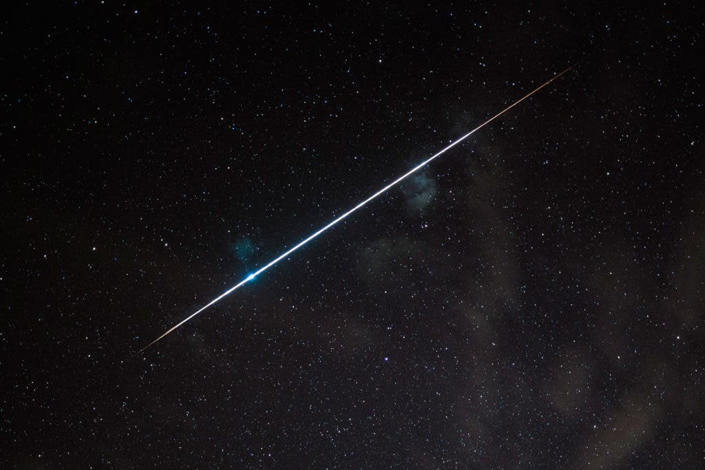 Meteor over Sardinia.
