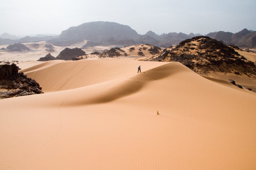 Tadrart Acacus desert in western Libya, part of the Sahara. Credit: Wikimedia Commons.