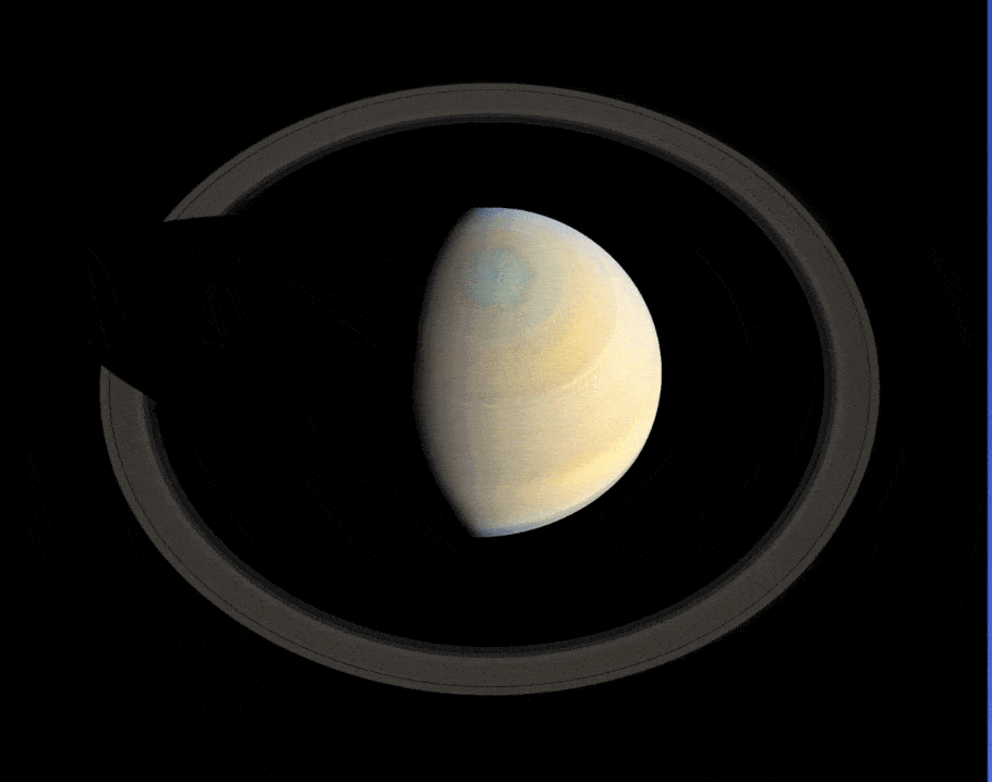 An artist's impression of how Saturn may look in the next hundred million years. Credit: NASA/Cassini/James O'Donoghue.